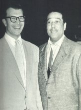 With Duke Ellington, 1954 (From 'Dave Brubeck - Time Signatures' booklet - copyright) 